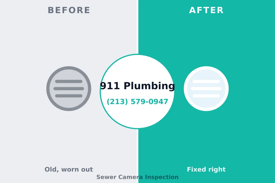 Before and after: plumbing company Alton, TX